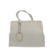 Pre-owned Leather fendi-bags Fendi Vintage , White , Dames