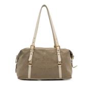 Pre-owned Canvas shoulder-bags Prada Vintage , Brown , Dames