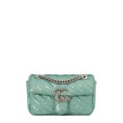 Pre-owned Fabric gucci-bags Gucci Vintage , Blue , Dames