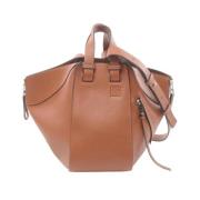 Pre-owned Leather handbags Loewe Pre-owned , Brown , Dames