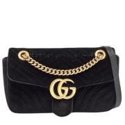 Pre-owned Leather gucci-bags Gucci Vintage , Black , Dames