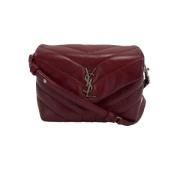 Pre-owned Leather shoulder-bags Yves Saint Laurent Vintage , Red , Dam...