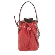 Pre-owned Leather fendi-bags Fendi Vintage , Red , Dames