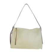 Pre-owned Suede shoulder-bags Loewe Pre-owned , Beige , Dames