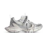 Witte/Zilveren Damessneakers Balenciaga , Gray , Dames