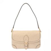 Pre-owned Leather shoulder-bags Louis Vuitton Vintage , Beige , Dames