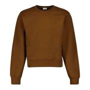 Katoenen Sweatshirt Saint Laurent , Brown , Heren