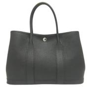 Pre-owned Leather handbags Hermès Vintage , Black , Dames