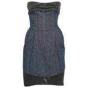 Pre-owned Denim dresses Dolce & Gabbana Pre-owned , Blue , Dames