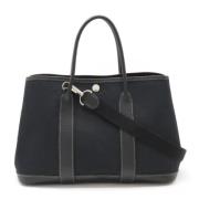 Pre-owned Canvas handbags Hermès Vintage , Black , Dames