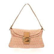 Pre-owned Leather fendi-bags Fendi Vintage , Pink , Dames