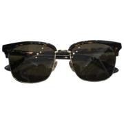 Pre-owned Metal sunglasses Gucci Vintage , Black , Dames