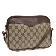 Pre-owned Canvas gucci-bags Gucci Vintage , Beige , Dames