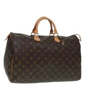 Pre-owned Canvas handbags Louis Vuitton Vintage , Brown , Dames