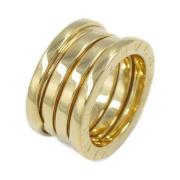 Pre-owned Metal rings Bvlgari Vintage , Yellow , Dames