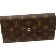 Pre-owned Canvas wallets Louis Vuitton Vintage , Brown , Dames