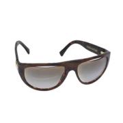 Pre-owned Plastic sunglasses Louis Vuitton Vintage , Brown , Dames