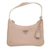 Pre-owned Nylon prada-bags Prada Vintage , Beige , Dames