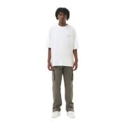 T-Shirt Boxy White Filling Pieces , White , Heren