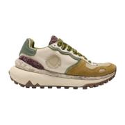 Beige Sneakers Chacrona Metta Premium Satorisan , Beige , Dames