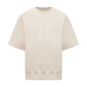 Logo Crew-Neck T-Shirt Jil Sander , Beige , Heren