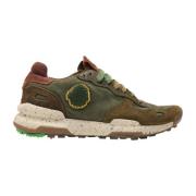 Groene Sneaker Chacrona Premium Satorisan , Multicolor , Heren