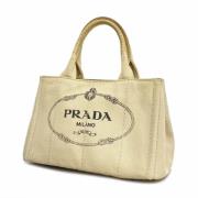 Pre-owned Canvas prada-bags Prada Vintage , Beige , Dames