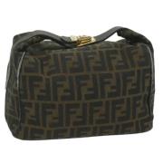 Pre-owned Canvas fendi-bags Fendi Vintage , Black , Dames