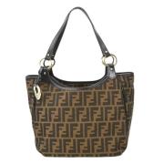 Pre-owned Canvas fendi-bags Fendi Vintage , Brown , Dames