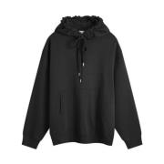 Zwarte hoodie met Haxel-stijl Dries Van Noten , Black , Heren