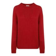 Rode Stijlvolle Dames Sweatshirt Aw24 P.a.r.o.s.h. , Red , Dames