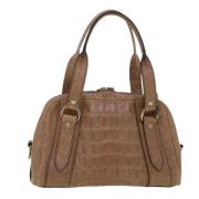 Pre-owned Leather handbags Miu Miu Pre-owned , Brown , Dames