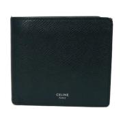 Pre-owned Leather wallets Celine Vintage , Blue , Dames