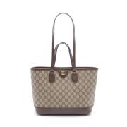 Pre-owned Leather gucci-bags Gucci Vintage , Beige , Dames