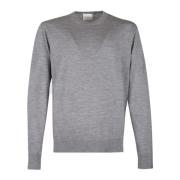 Mannen Crew Neck Sweater in Lichtgrijs Ballantyne , Gray , Heren