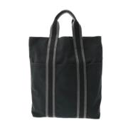 Pre-owned Canvas totes Hermès Vintage , Black , Dames