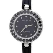 Pre-owned Stainless Steel watches Bvlgari Vintage , Black , Dames