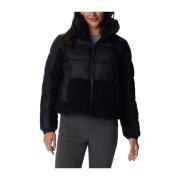 Zwarte Waterdichte Puffer Jas Columbia , Black , Dames