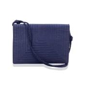 Pre-owned Satin fendi-bags Fendi Vintage , Blue , Dames