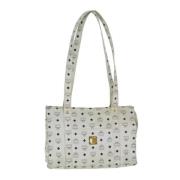 Pre-owned Leather totes MCM Pre-owned , White , Dames