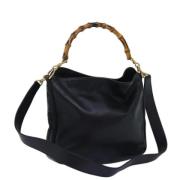 Pre-owned Leather gucci-bags Gucci Vintage , Black , Dames