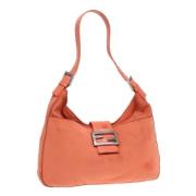 Pre-owned Nylon fendi-bags Fendi Vintage , Orange , Dames