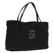 Pre-owned Canvas totes Fendi Vintage , Black , Dames