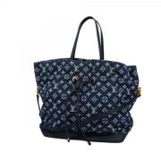 Pre-owned Fabric louis-vuitton-bags Louis Vuitton Vintage , Blue , Dam...