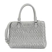 Pre-owned Leather handbags Miu Miu Pre-owned , Gray , Dames