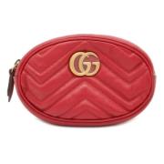 Pre-owned Leather gucci-bags Gucci Vintage , Red , Dames