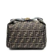 Pre-owned Canvas handbags Fendi Vintage , Brown , Dames