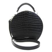 Pre-owned Leather shoulder-bags Yves Saint Laurent Vintage , Black , D...