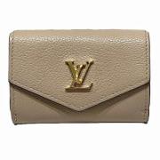 Pre-owned Leather wallets Louis Vuitton Vintage , Gray , Dames