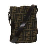 Pre-owned Canvas fendi-bags Fendi Vintage , Brown , Dames